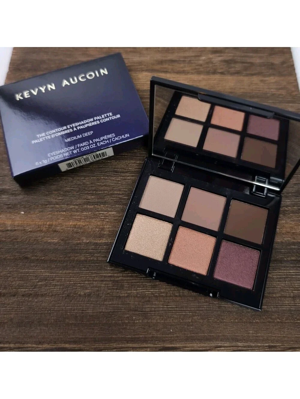 Kevyn Aucoin The Contour Eyeshadow Palette, Medium Deep #10003 6 Colors